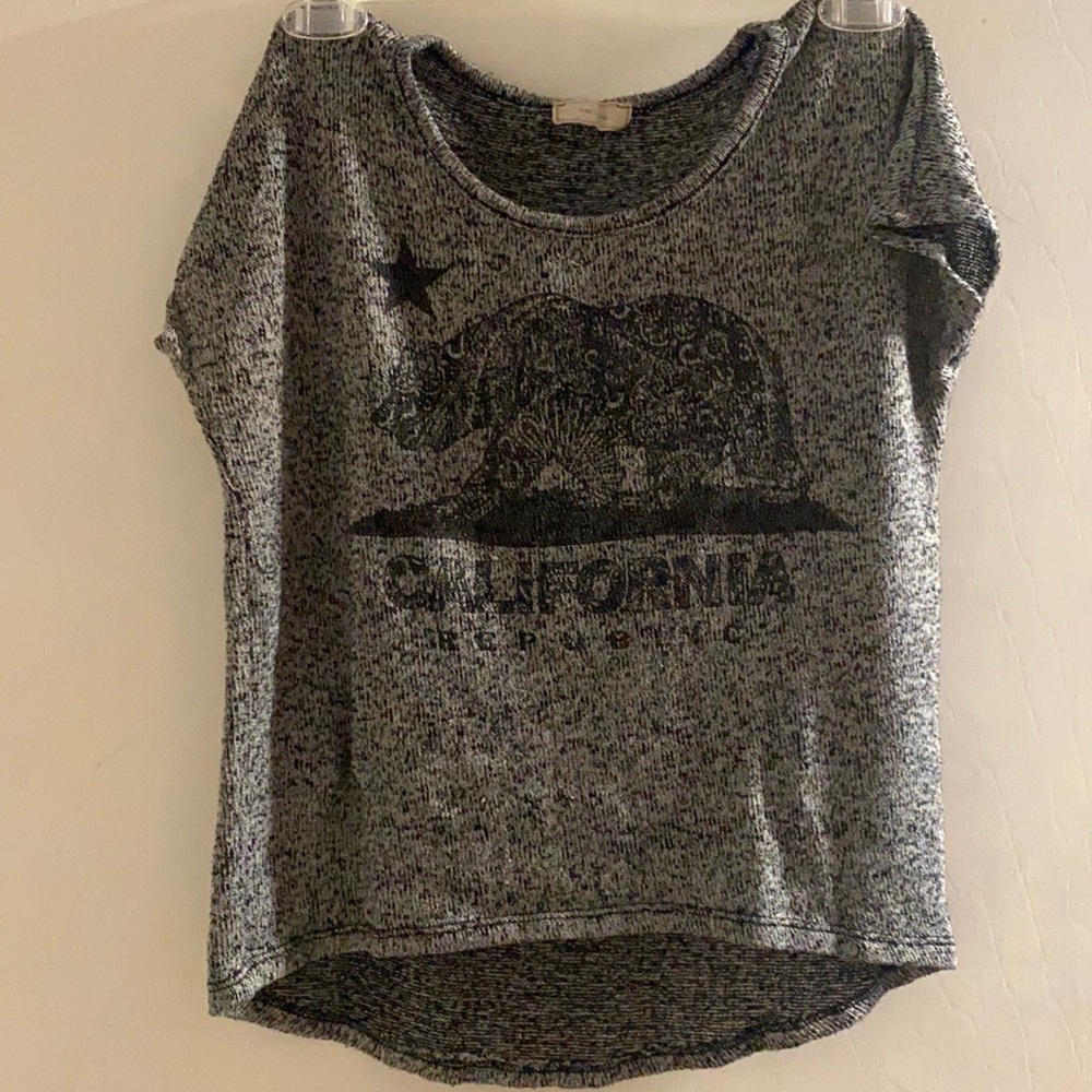 California Republic Jersey Knit Top (High/Low)